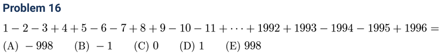 1996 Problem 16